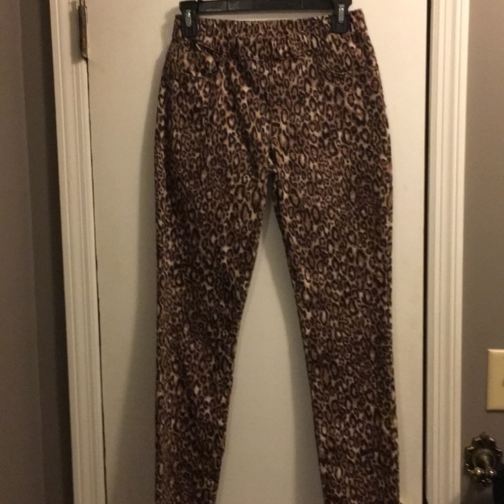 Ladies Animal Print Jeans